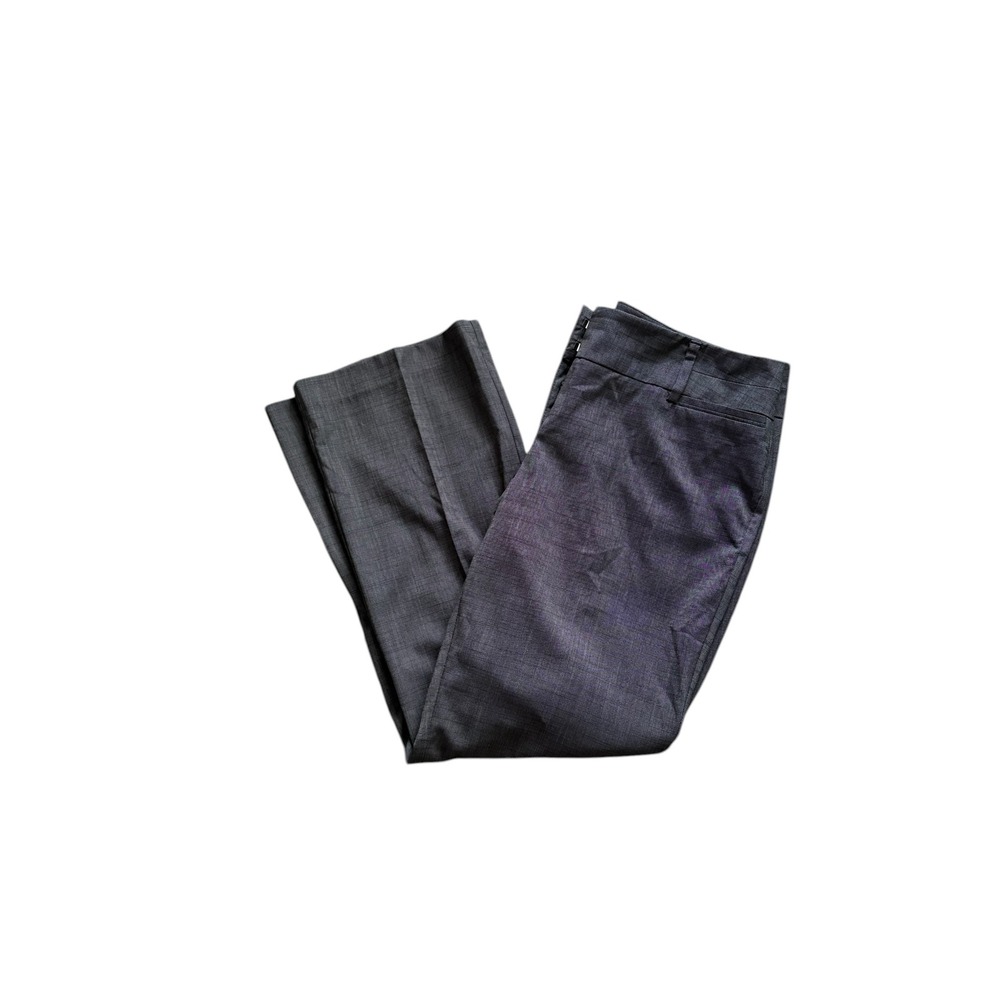 7th Avenue NY&Co Dress Pants Womens 14 Petite Gray Bootcut Career Stretch